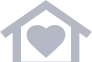 Ein Haussymbol mit einem Herz in der Mitte, das die Liebe innerhalb eines Zuhauses symbolisiert, bringt die Essenz von „Über uns“ perfekt auf den Punkt, wo das Zuhause im Mittelpunkt unserer Persönlichkeit steht.